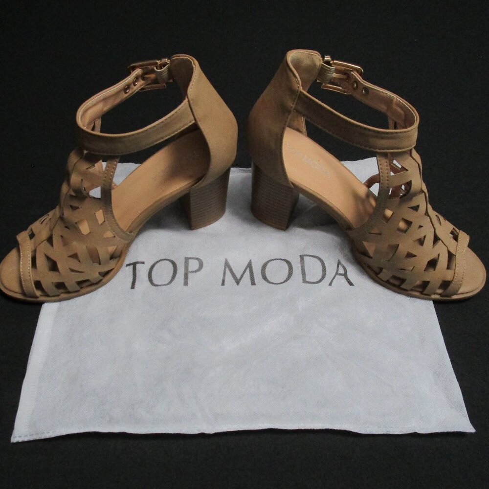 Top Moda Ladies 3" heeled sandals
